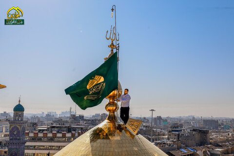 حرم امامین کاظمین (ع) غرق در نور و شادی به مناسبت آغاز ماه شعبان