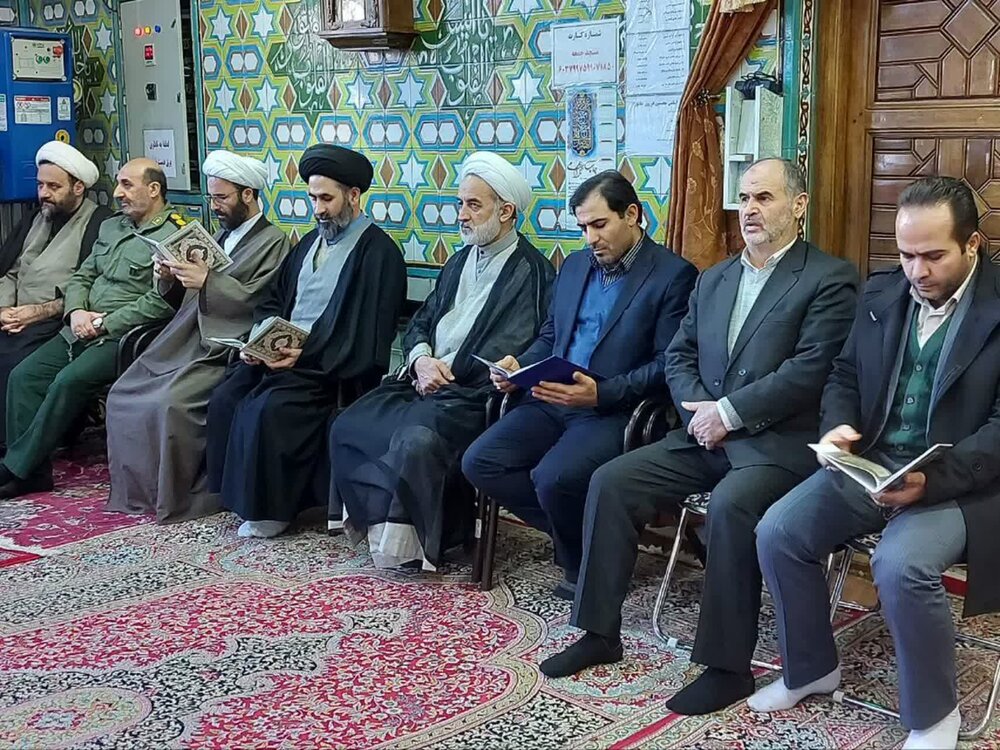 مراسـم بزرگداشت شهـدای قوه قضائیـه در خلخال