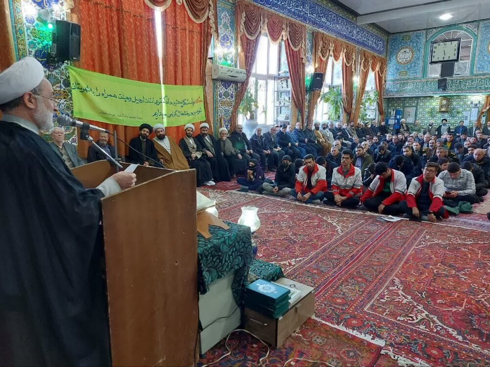 مراسـم بزرگداشت شهـدای قوه قضائیـه در خلخال