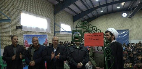 تصاویر/ آیین نمادین زنگ انقلاب در تکاب