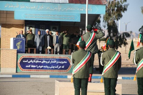 تصاویر/ مراسم صبحگاه مشترک نیروهای مسلح استان سمنان