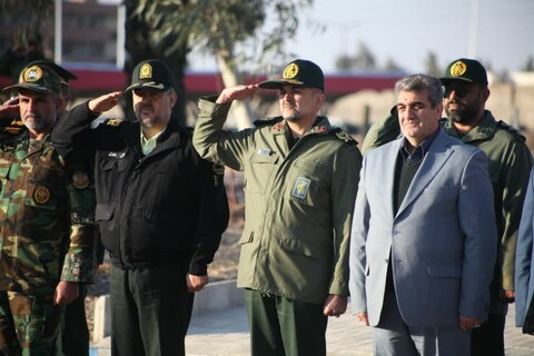 تصاویر/ مراسم صبحگاه مشترک نیروهای مسلح استان سمنان