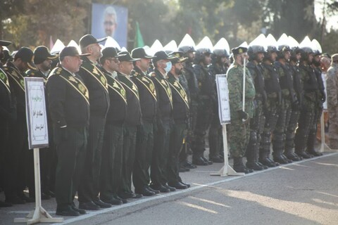 تصاویر/ مراسم صبحگاه مشترک نیروهای مسلح استان سمنان