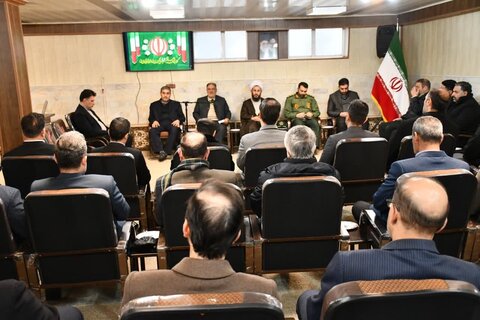 تصاویر/ دیدار اعضای شورای اداری شهرستان خوی با امام جمعه