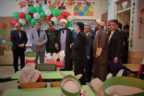 تصاویر/ آیین «زنگ انقلاب اسلامی» در آموزشگاه ۲۲ بهمن سمنان