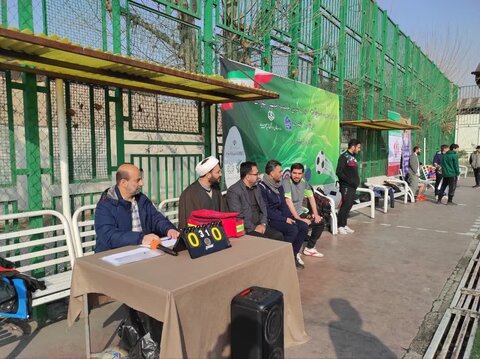 تصاویر/ مسابقات جام شهدای مقاومت فوتبال مدارس علمیه استان تهران