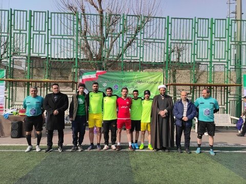 تصاویر/ مسابقات جام شهدای مقاومت فوتبال مدارس علمیه استان تهران