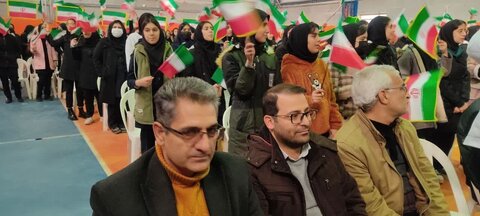 تصاویر/ مراسم نواختن گلبانگ انقلاب در پلدشت