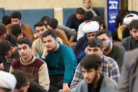 تصاویر/ زنگ انقلاب در مدرسه علمیه امیرالمومنین ع تبریز