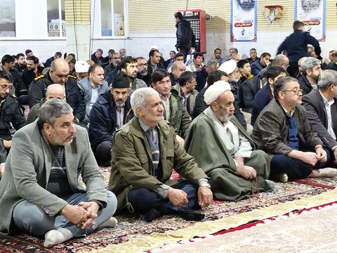 یادواره شهید مدافع حرم سعید سامانلو و شهدای محله شاهد قم
