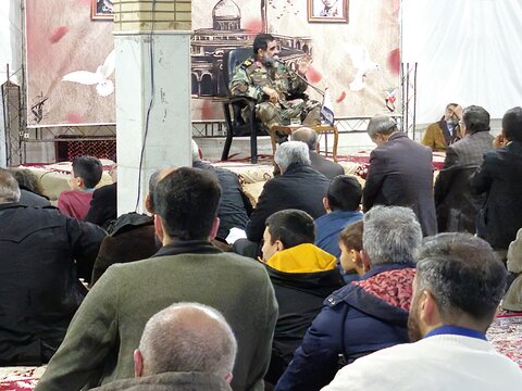 شهید یادواره شهید مدافع حرم سعید سامانلو و شهدای محله شاهد قم
