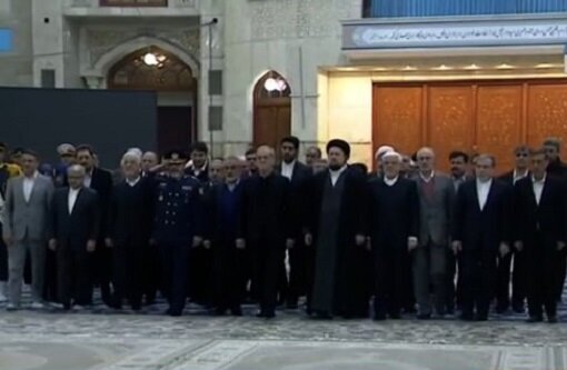 صدرِ ایران اور ان کی کابینہ کا بانیٔ انقلاب اسلامی سے تجدیدِ عہد