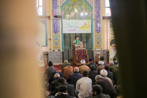 جشن میلاد امام حسین علیه السلام در حوزه علمیه همدان
