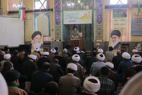 جشن میلاد امام حسین علیه السلام در حوزه علمیه همدان
