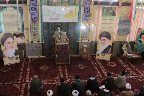 جشن میلاد امام حسین علیه السلام در حوزه علمیه همدان
