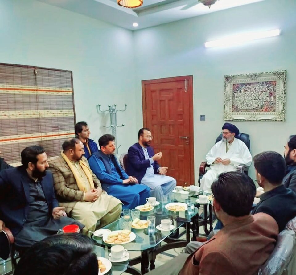 قائد ملت جعفریہ پاکستان سے پاکستان مسلم لیگ ن گلگت بلتستان کے صدر و سابق وزیر رانا فرمان علی کی وفد کے ہمراہ ملاقات