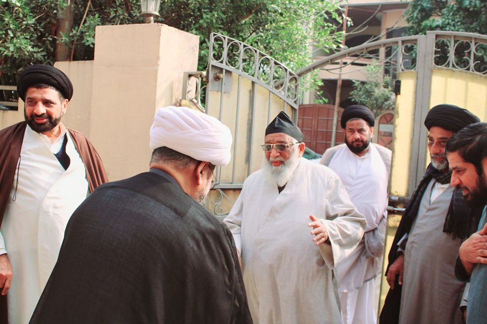 سیکرٹری جنرل شیعہ علماء کونسل پاکستان کی آیت اللہ حافظ سید ریاض حسین نجفی سے ملاقات / مختلف امور پر گفتگو