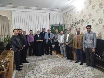 از پاسدار دوران دفاع مقدس حسین مستوفی تجلیل شد