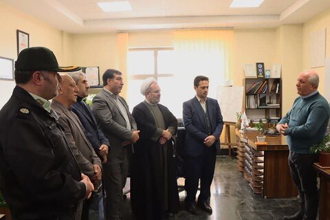 تصاویر/ بازدید امام جمعه نوشین شهر از دانشگاه ارومیه