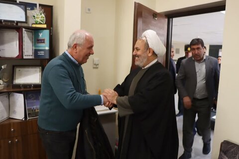 تصاویر/ بازدید امام جمعه نوشین شهر از دانشگاه ارومیه