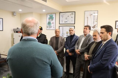 تصاویر/ بازدید امام جمعه نوشین شهر از دانشگاه ارومیه