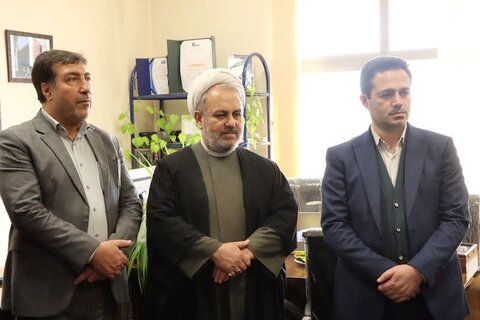 تصاویر/ بازدید امام جمعه نوشین شهر از دانشگاه ارومیه