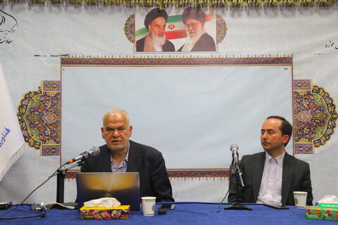 تصاویر/ اختتامیه مدرسه کاربست هوش مصنوعی در مطالعات قرآنی همراه با تجلیل از دکتر علیرضا طالب‌پور