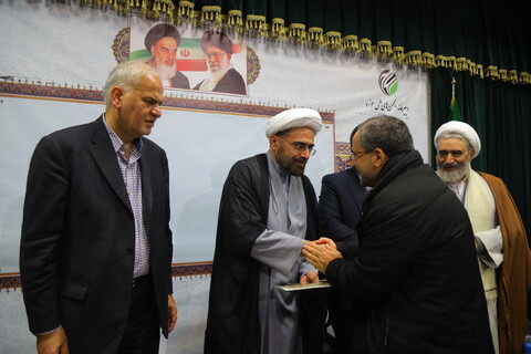 تصاویر/ اختتامیه مدرسه کاربست هوش مصنوعی در مطالعات قرآنی همراه با تجلیل از دکتر علیرضا طالب‌پور