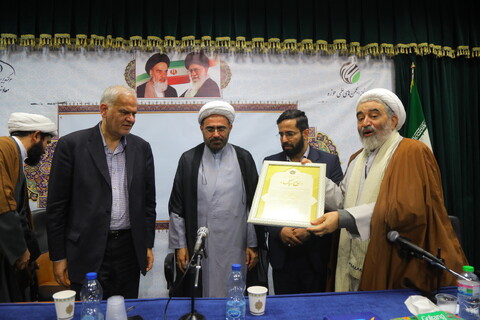 تصاویر/ اختتامیه مدرسه کاربست هوش مصنوعی در مطالعات قرآنی همراه با تجلیل از دکتر علیرضا طالب‌پور