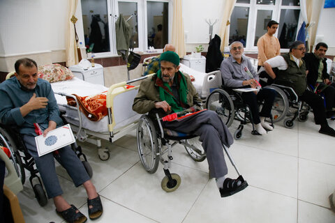 تصاویر/ دیدار استاندار با جانبازان در آسایشگاه