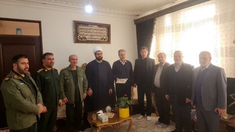 تصاویر/ دیدار امام جمعه چایپاره با دو جانباز