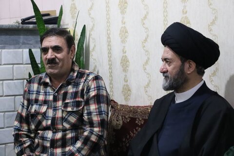 حضور امام جمعه اردبیل در منزل جانبازان اردبیل