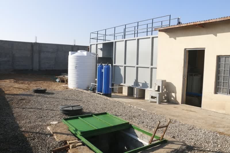 تصفیه خانه بیمارستان ثامن الحجج (ع) آران و بیدگل راه اندازی شد