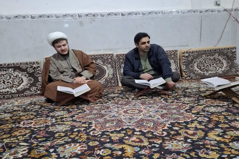 برگزاری طرح ثقلین در مسجد سادات شهرک کرناچی کرمانشاه