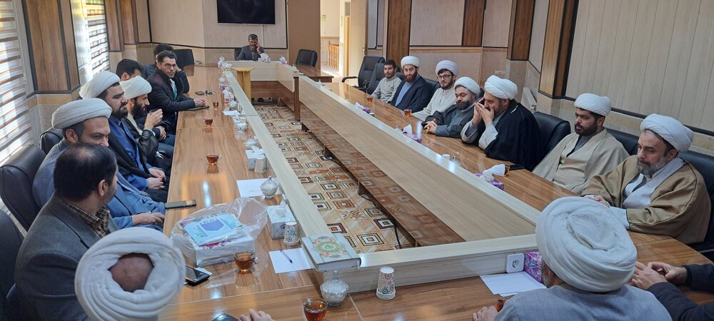 مراسم بزرگداشت مقام جانباز در مرکز مدیریت حوزه علمیه اردبیل