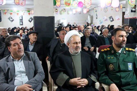 تصاویر/ مراسم گرامیداشت دهه فجر در بهش نازلو