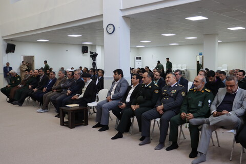 آیین تجلیل از خادمین تشییع و تدفین 14 شهید گمنام دفاع مقدس در خوزستان