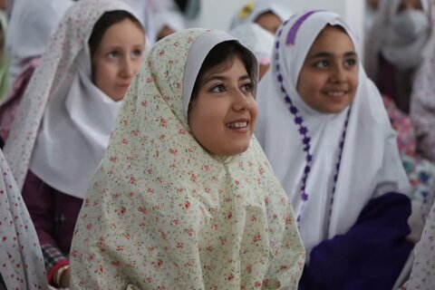 تصاویر/ جشن تکلیف دانش آموزان نوشین شهر