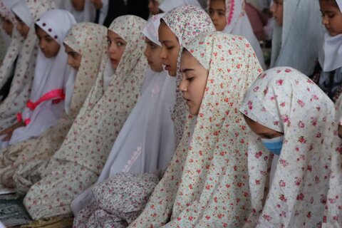 تصاویر/ جشن تکلیف دانش آموزان نوشین شهر