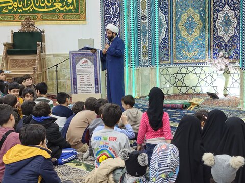جلسات تربیتی کودکان مسجد امام رضا(ع) میدان بسیج
