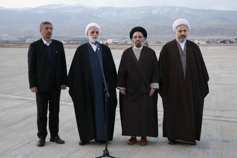 گزارش تصویری ورود رئیس قوه قضاییه به خرم‌آباد