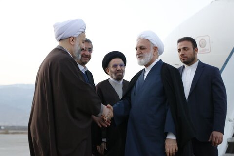 گزارش تصویری ورود رئیس قوه قضاییه به خرم‌آباد