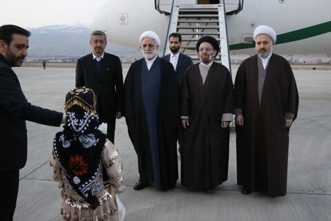 گزارش تصویری ورود رئیس قوه قضاییه به خرم‌آباد