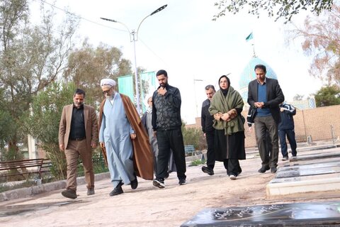 غبارروبی گلزار شهدا