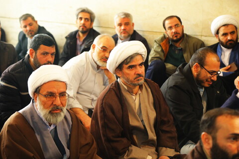 تصاویر / نشست طلاب و فضلای شهرستان بیجار با نماینده ولی فقیه در استان کردستان