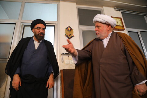 تصاویر / نشست طلاب و فضلای شهرستان بیجار با نماینده ولی فقیه در استان کردستان