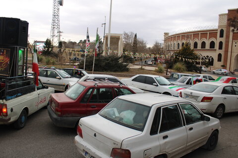 رژه خودرویی در شهر جوپار