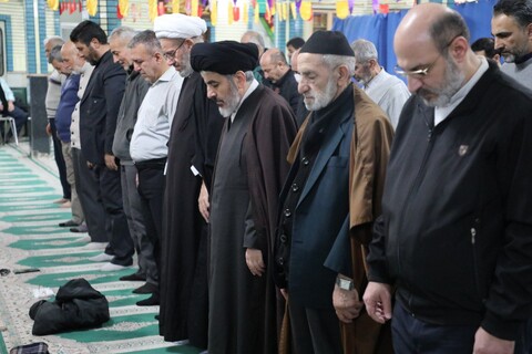 تصاویر/ حضور نماینده ولی فقیه در آذربایجان غربی در مسجد فاطمیه(س)