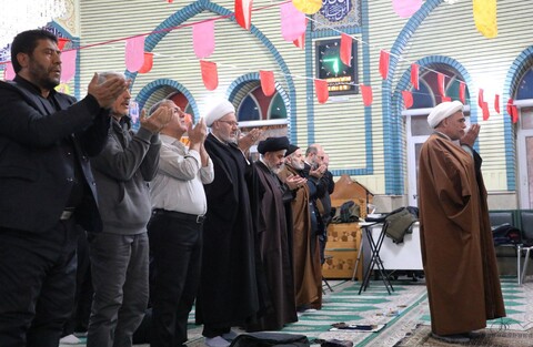 تصاویر/ حضور نماینده ولی فقیه در آذربایجان غربی در مسجد فاطمیه(س)