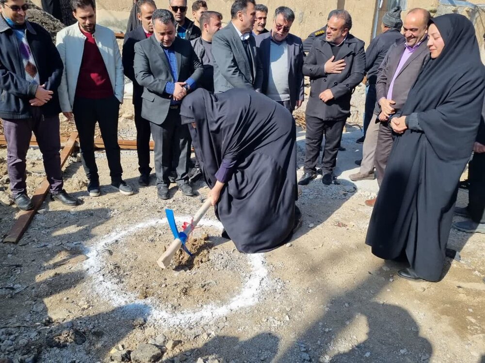 عملیات اجرایی پروژه احداث ساختمان دهیاری اسحق‌آباد آغاز شد